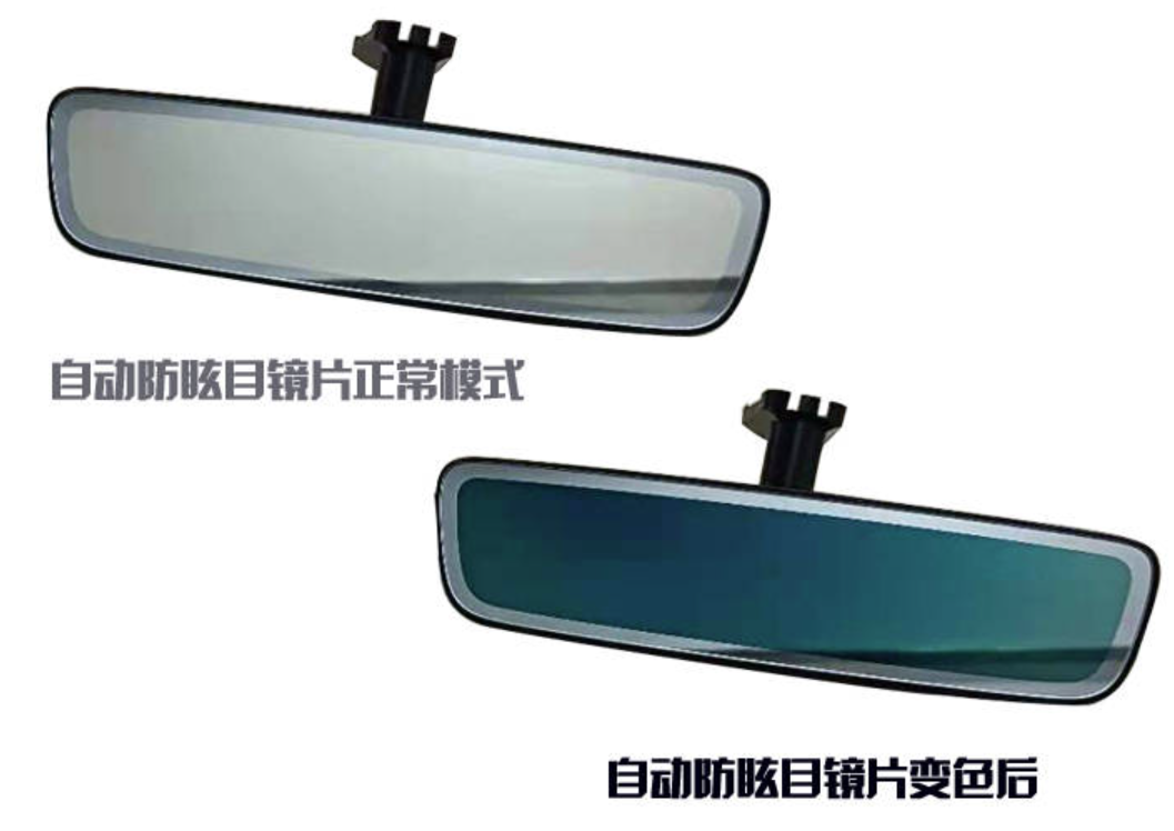 Auto-dimming interior mirrors